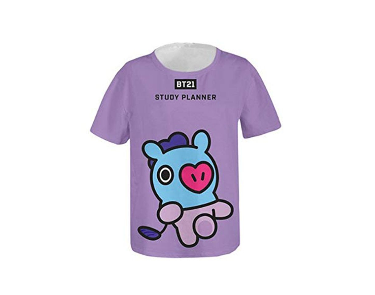 Producto Camisetas BTS BT21 de Bangtan Boys, Camisetas Estampadas en 3D de Dibujos