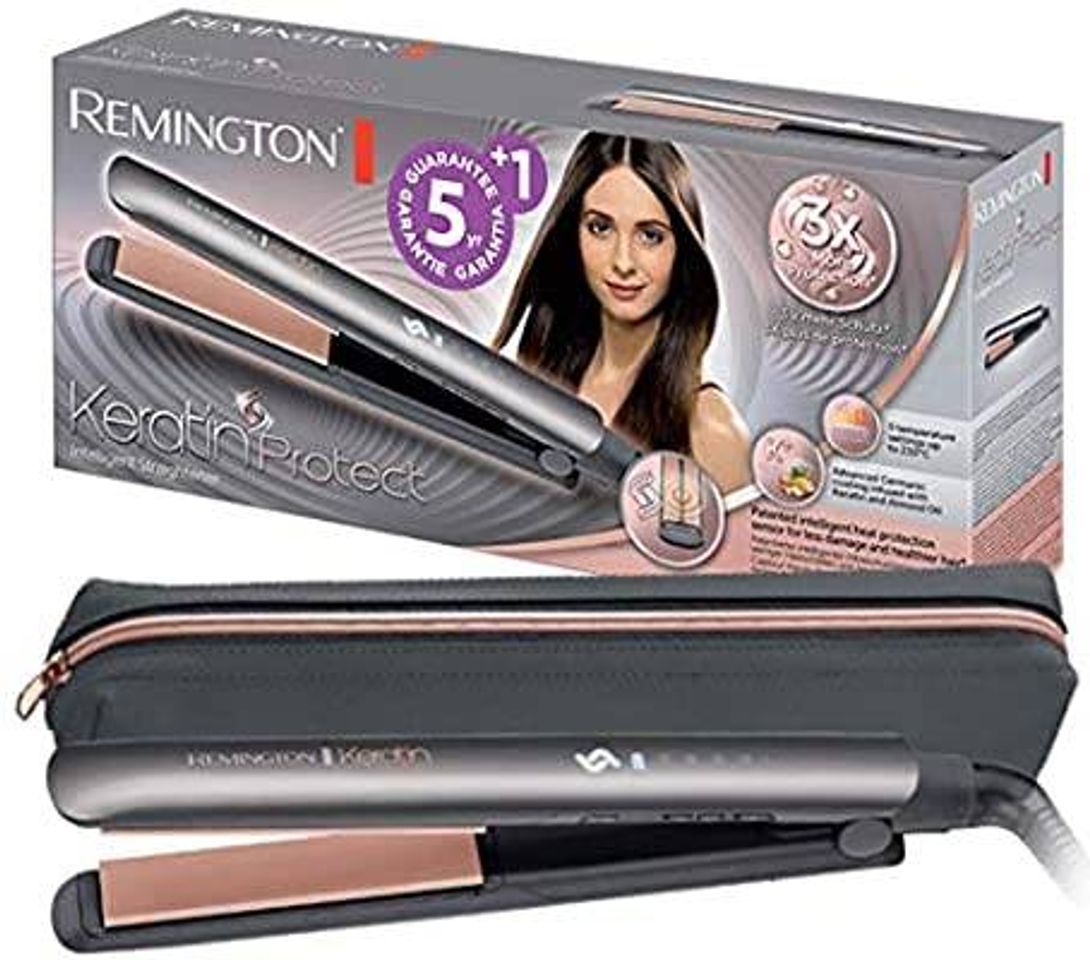 Fashion Remington S8598 Keratin Protect - Plancha de Pelo, Cerámica,