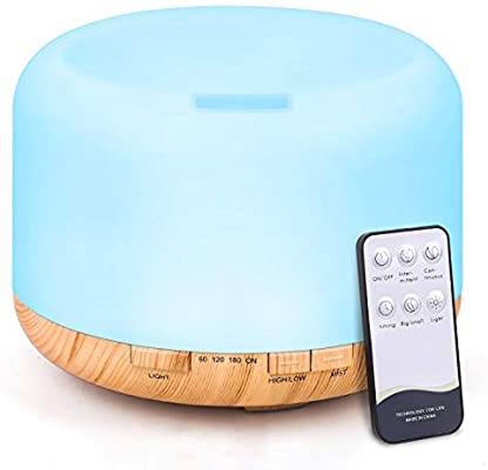 500ml Difusor de Aceite Esencial, TENSWALL Control Remoto Hu