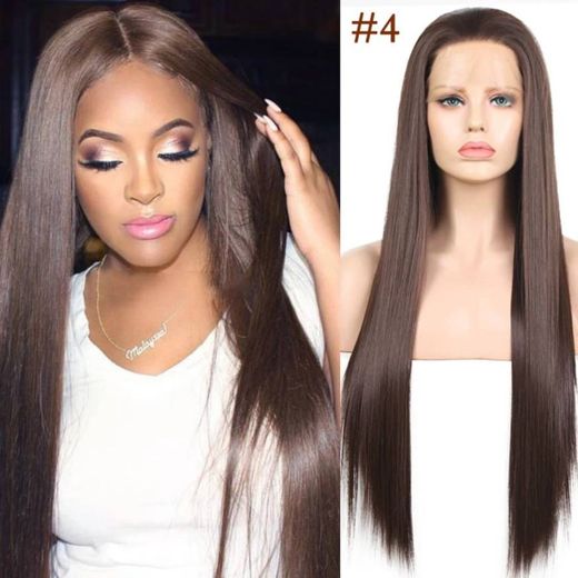Lace front marrom chocolate