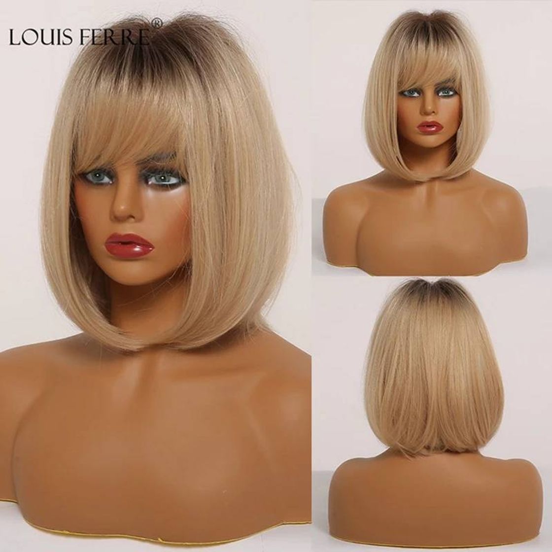 Product Bob com franja loiro