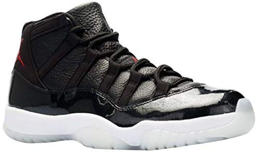 Nike Air Jordan 11 Retro, Zapatillas de Deporte para Hombre, Negro/Rojo/Blanco