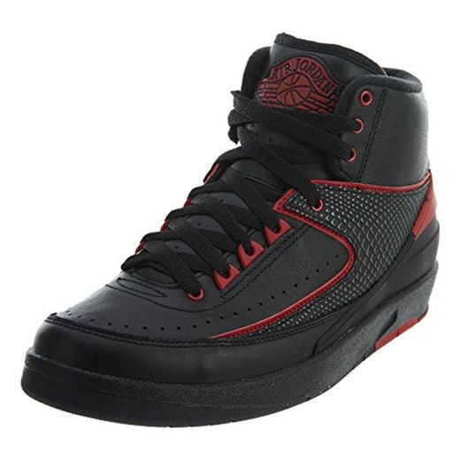 Nike Air Jordan 2 Retro, Zapatillas de Baloncesto para Hombre, Negro