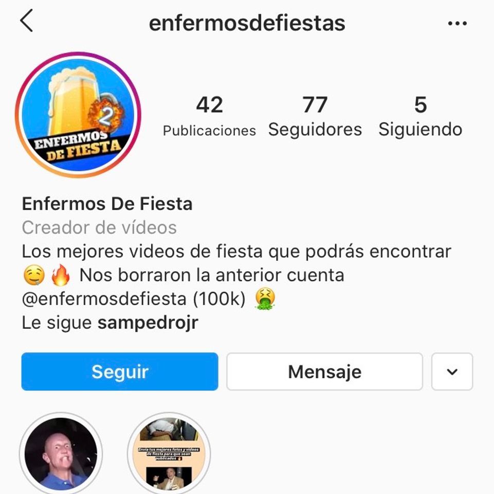 Social @enfermosdefiestas