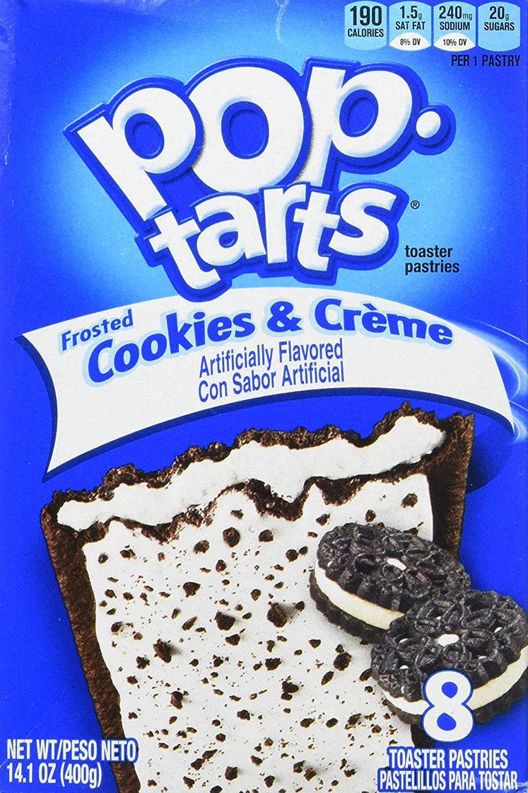 Restaurants Pop tarts cookies & creme 