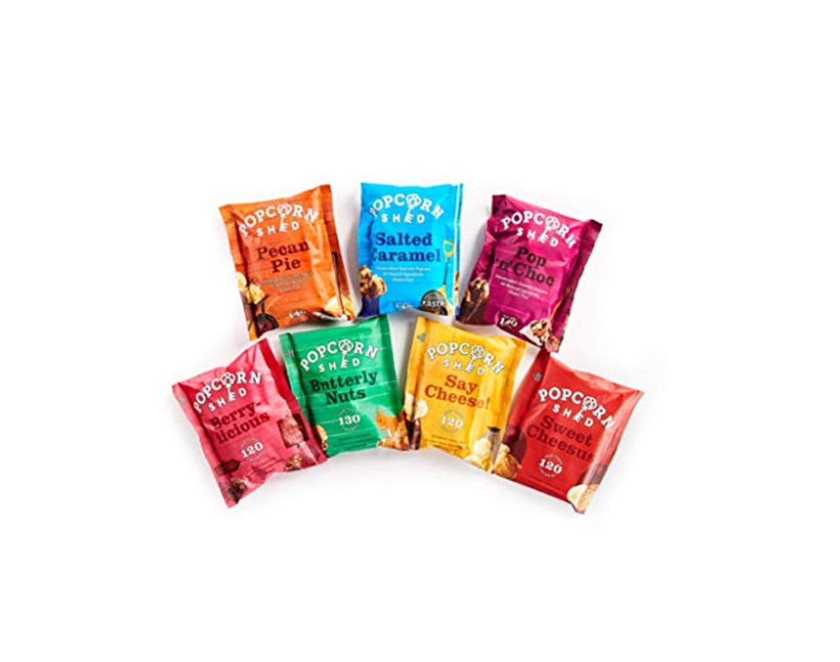 Social The Popcorn Shed's Paquete de selección de degustación de palomitas gourmet