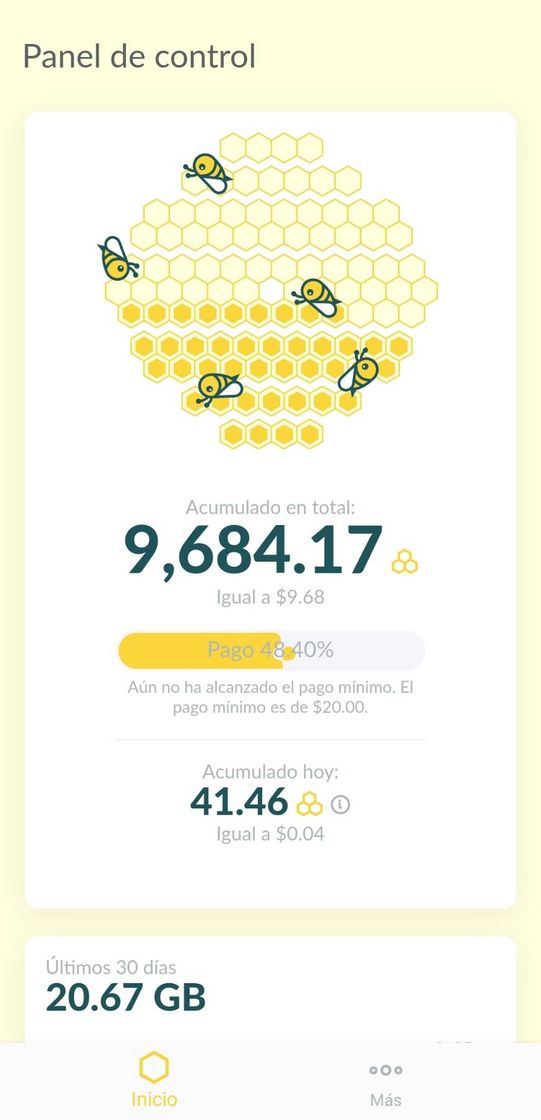 App Aplicación para ganar $20 dólares de manera pasiva 