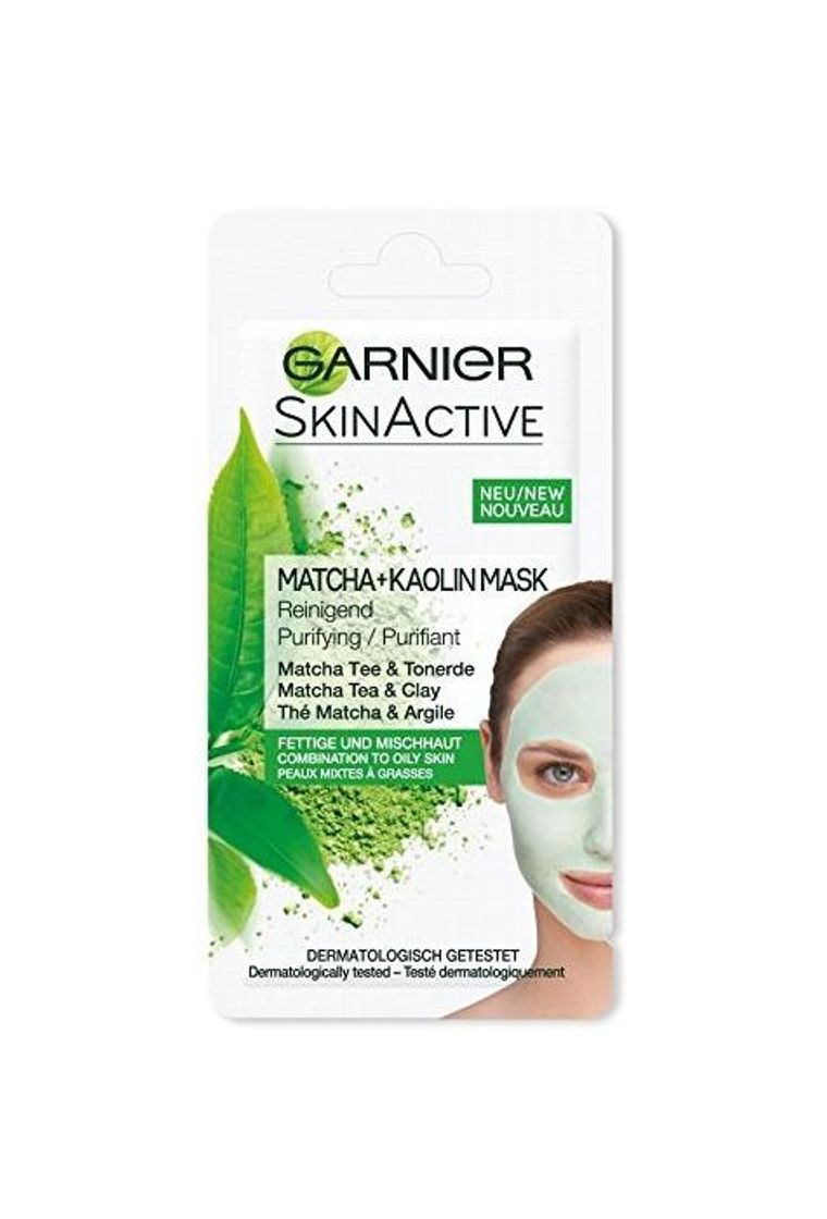 Social Mascarilla Facial Purificante Té Matcha y Arcilla, de Garnier SkinActive