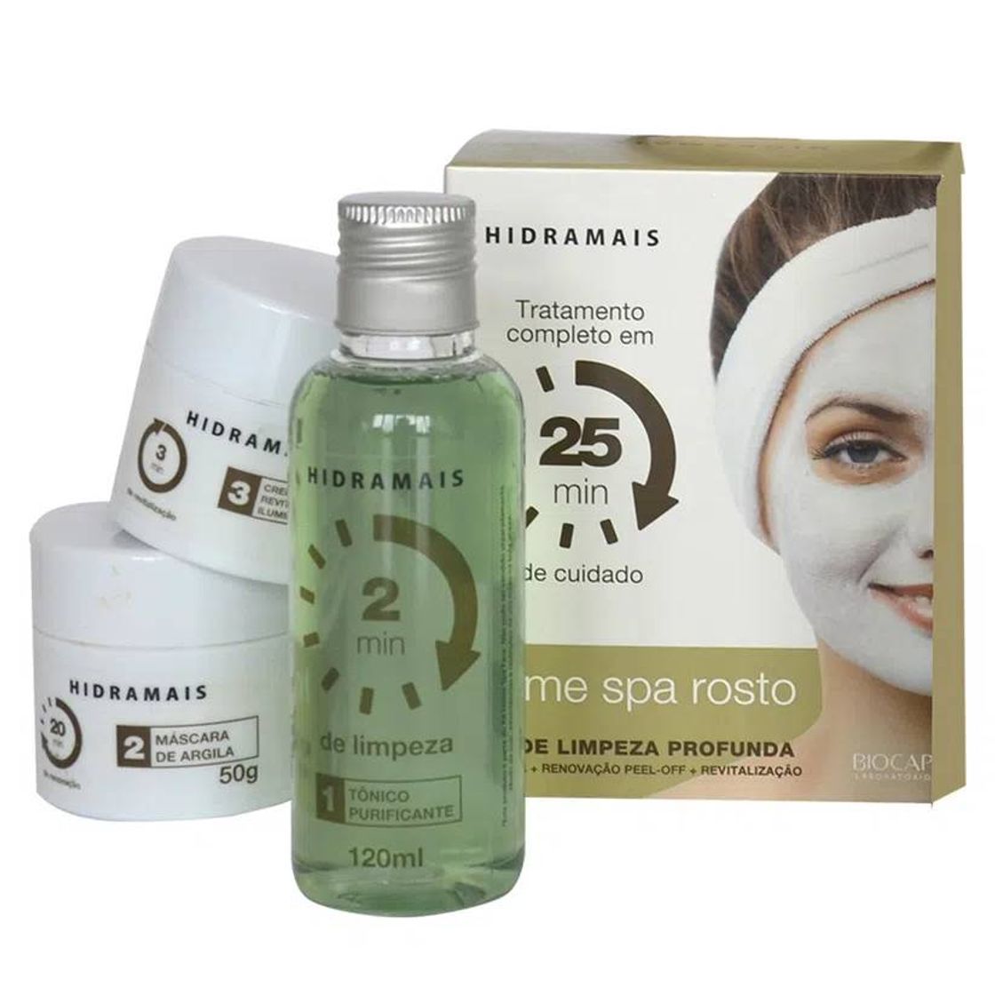 Moda Kit home spa facial de hidramais