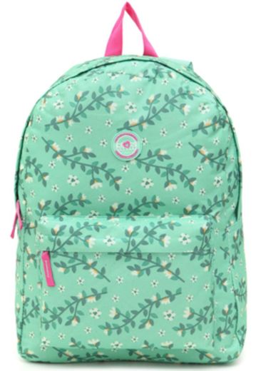 Mochila Clio Style Floral Verde - Compre Agora | Dafiti Brasil