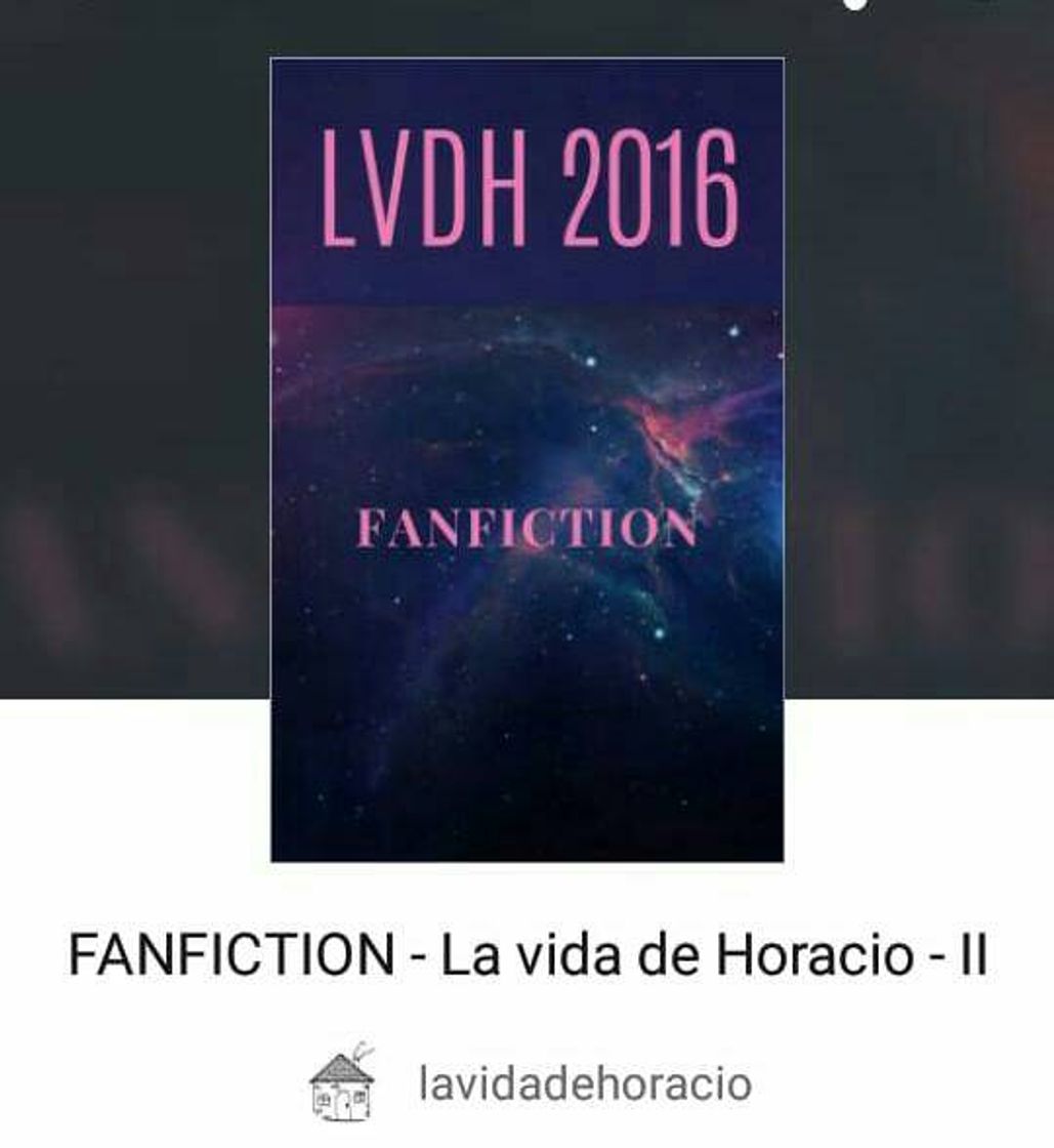 Moda FANFICTION, la vida de horacio.