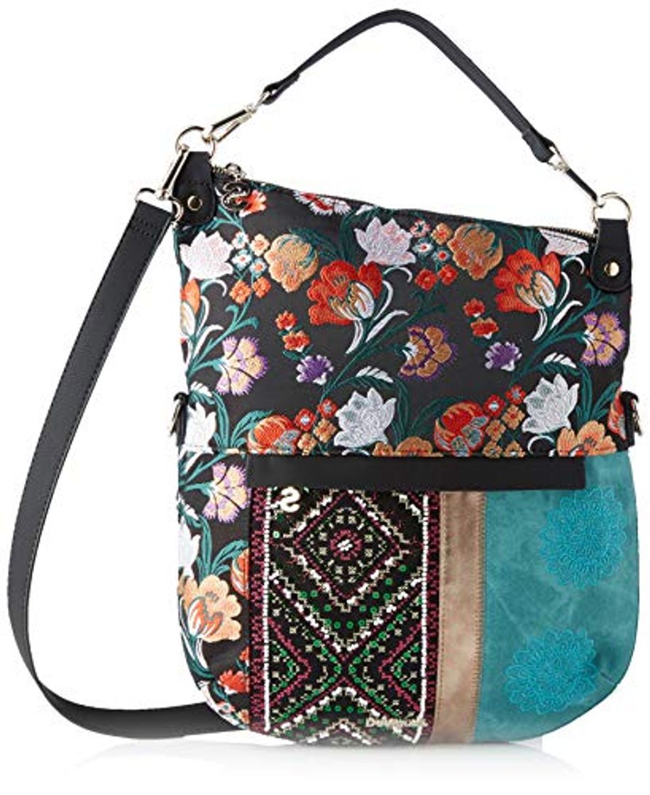 Social Desigual 19WAXA66 - Bolso de hombro de Sintético Mujer 35.5x3x31 cm
