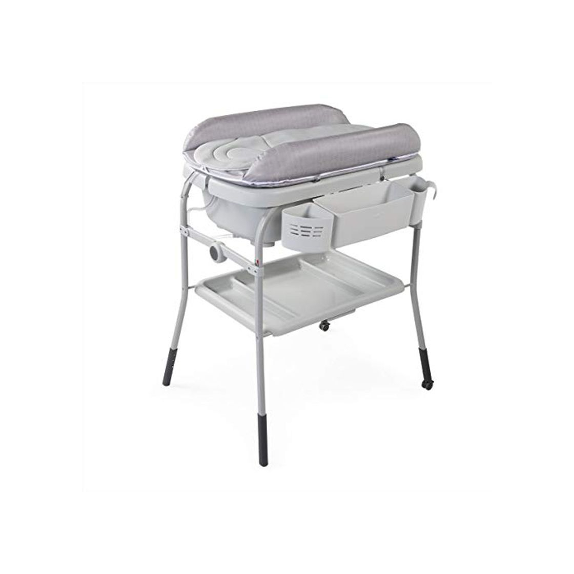 Social Chicco Cuddle&Bubble - Bañera y cambiador 2 en 1, plegable y compacta,