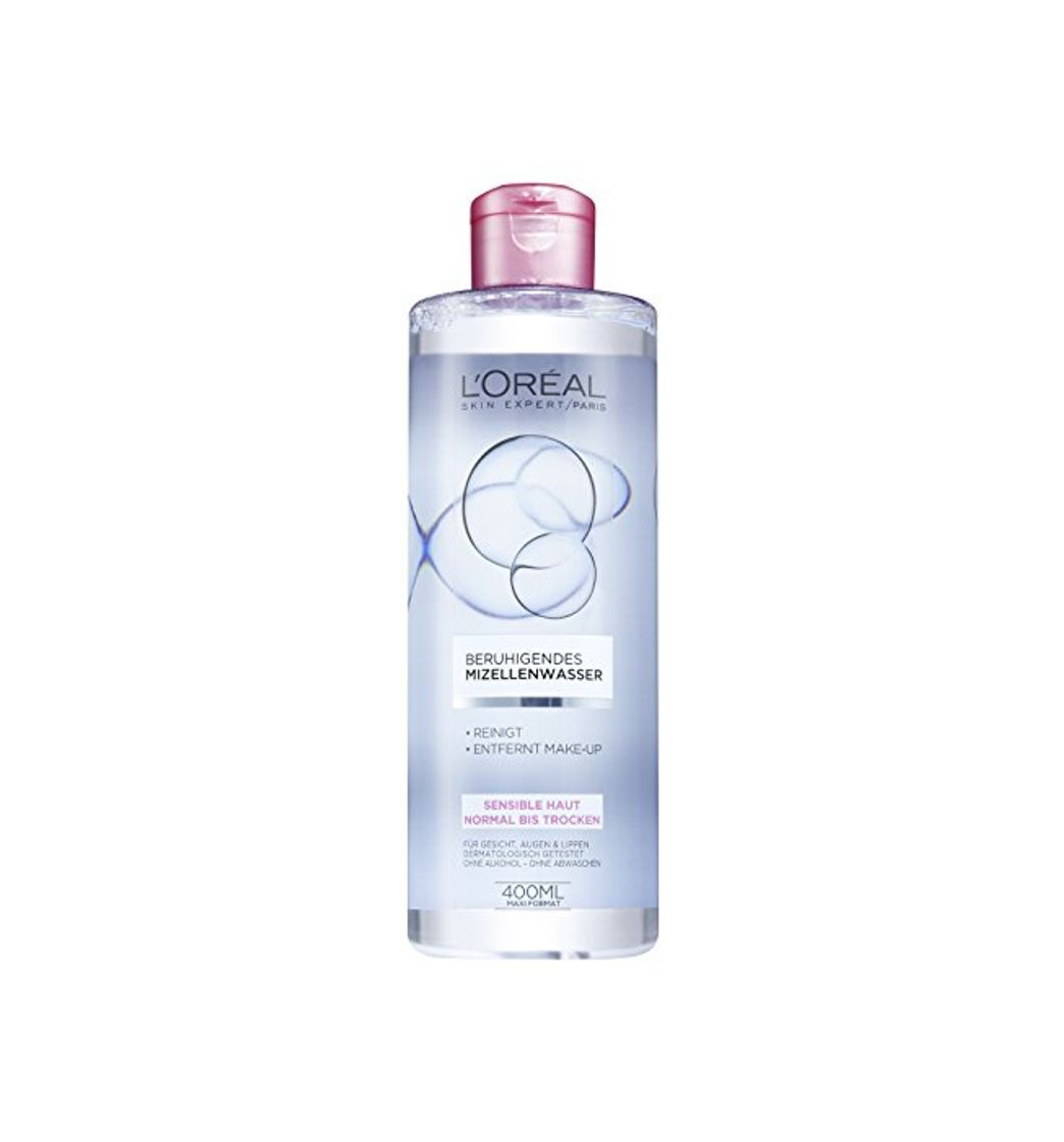 Producto Agua micelar L'Oréal Paris Skin Expert calmante para pieles sensibles, 3 unidades