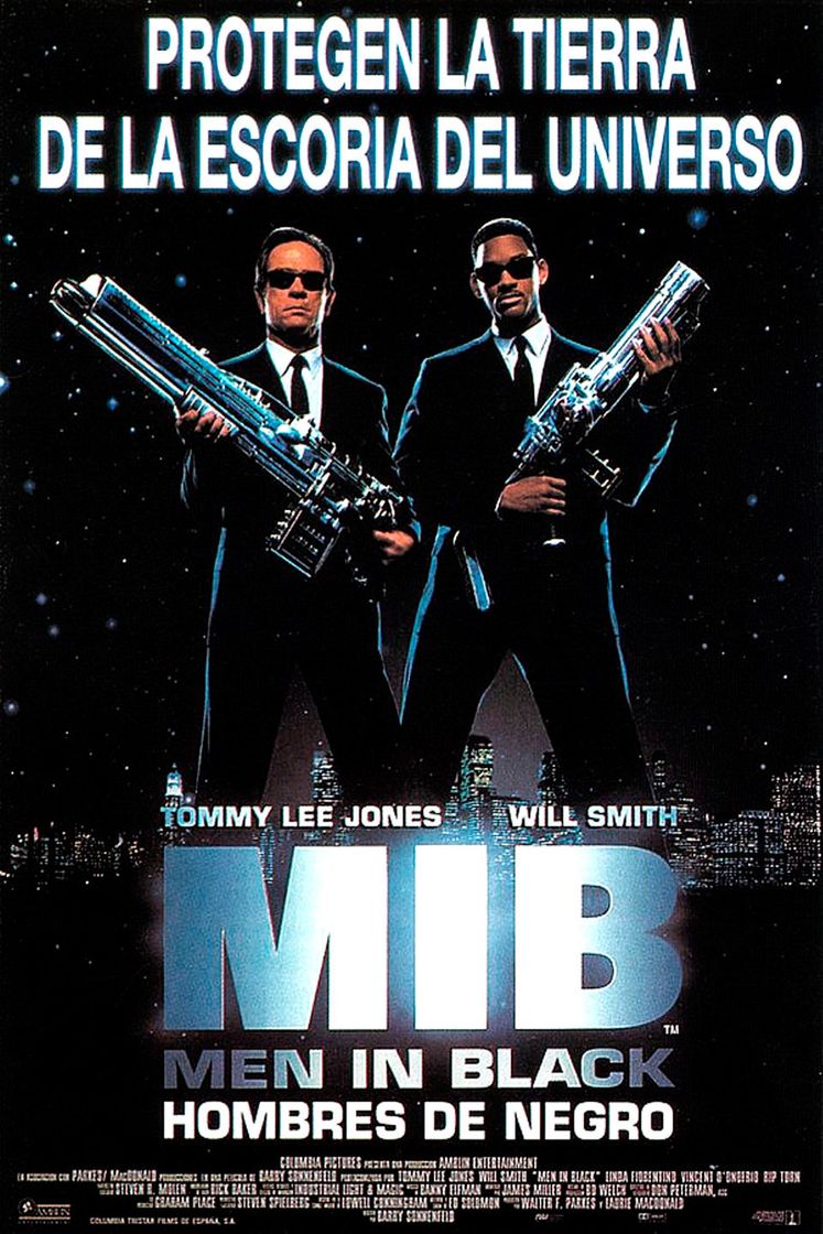 Película Men in Black (Hombres de negro)