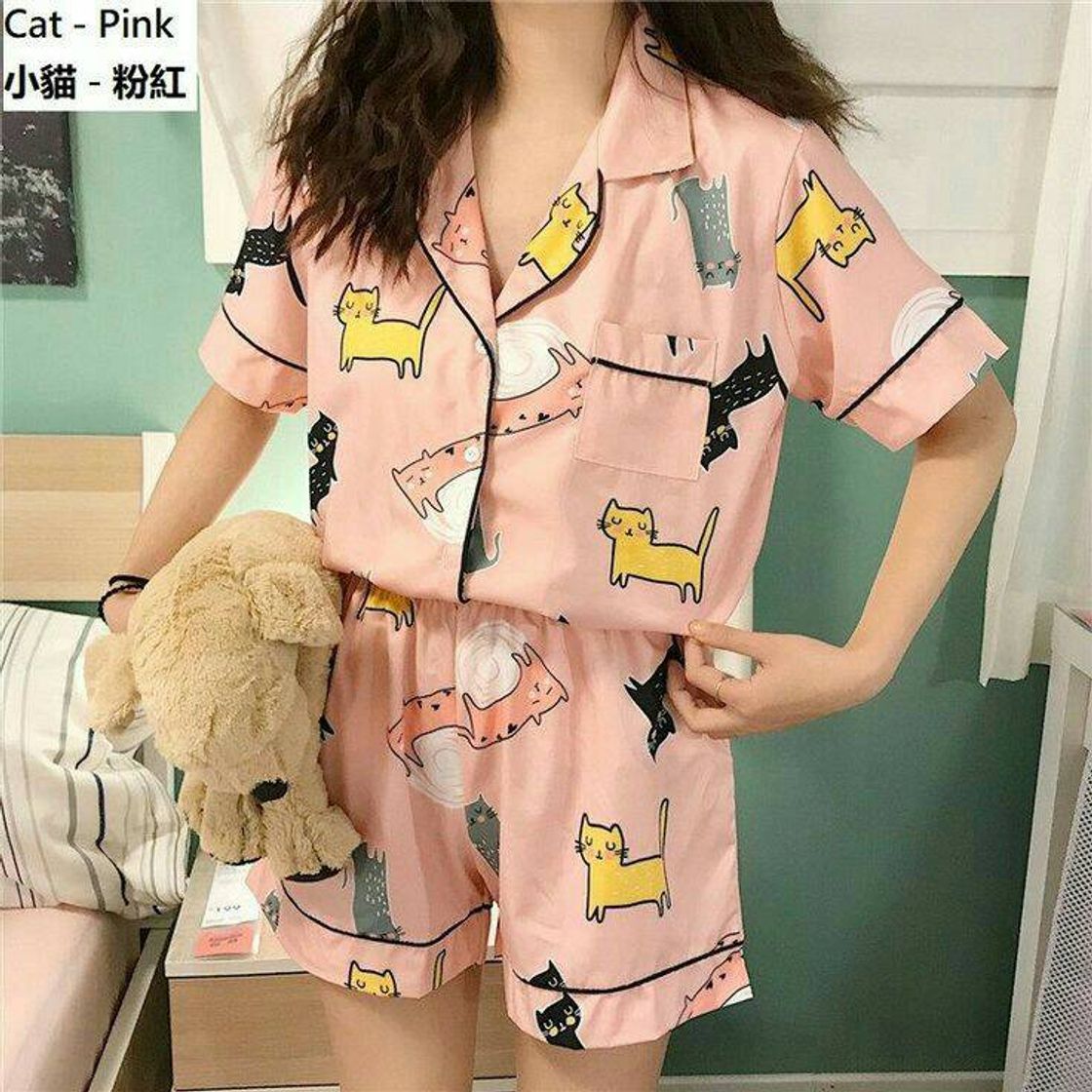 Product Pajama Set: Short-Sleeved Top