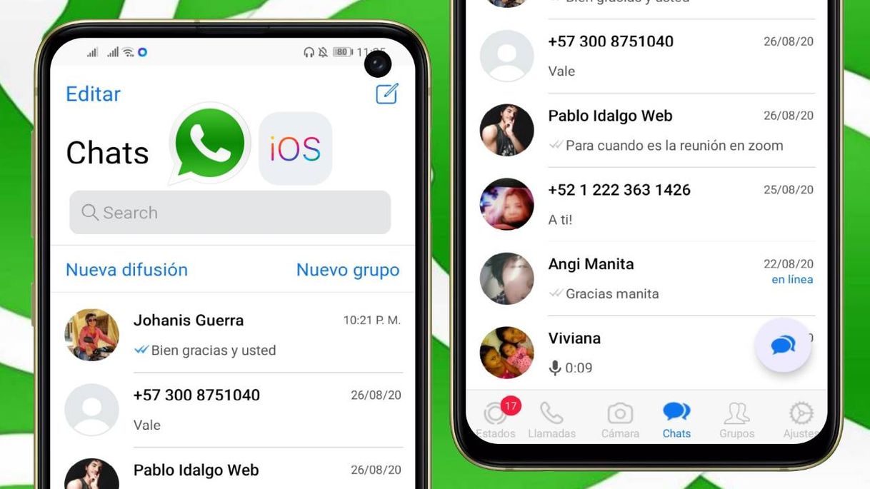 Moda NUEVO WHATSAPP ESTILO IPHONE IOS 14 EN ANDROID 2020!! / SEPT