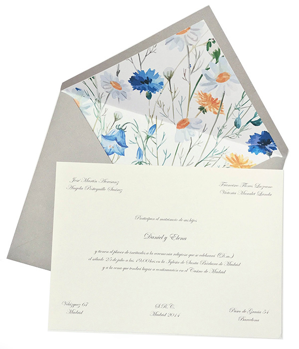 Fashion Arte Papel, invitaciones de boda y papelería personalizada