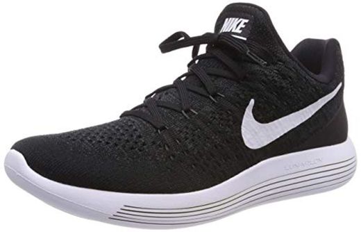 Nike Lunarepic Low Flyknit 2, Zapatillas de Running para Mujer, Negro