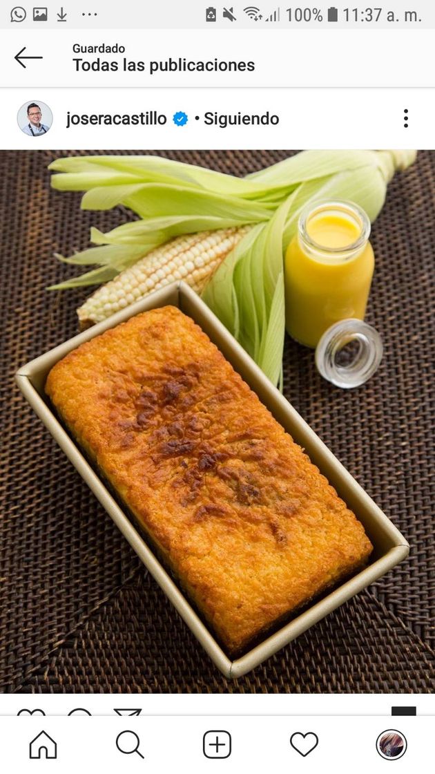 Fashion Receta pan de elote