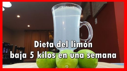 Dieta del limón baja 5 kilos en una semana - YouTube