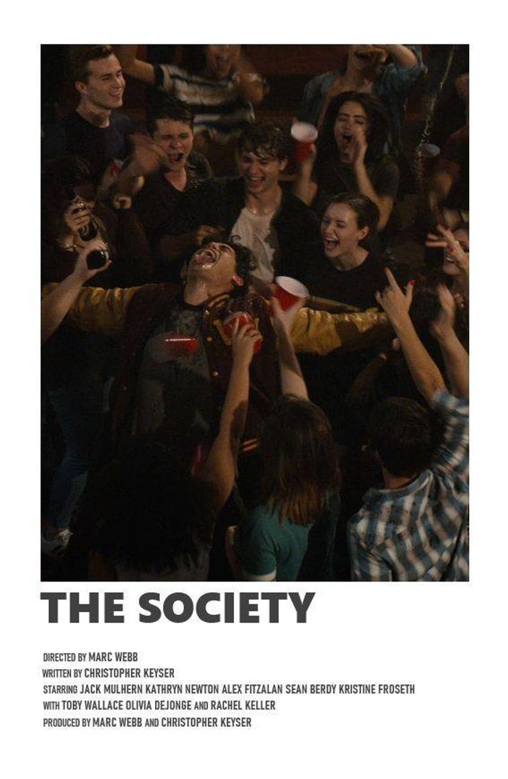 Fashion Minimalist poster The society