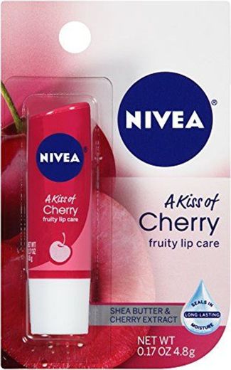 Nivea, A Kiss of Cherry, Fruity Lip Care, 0.17 oz