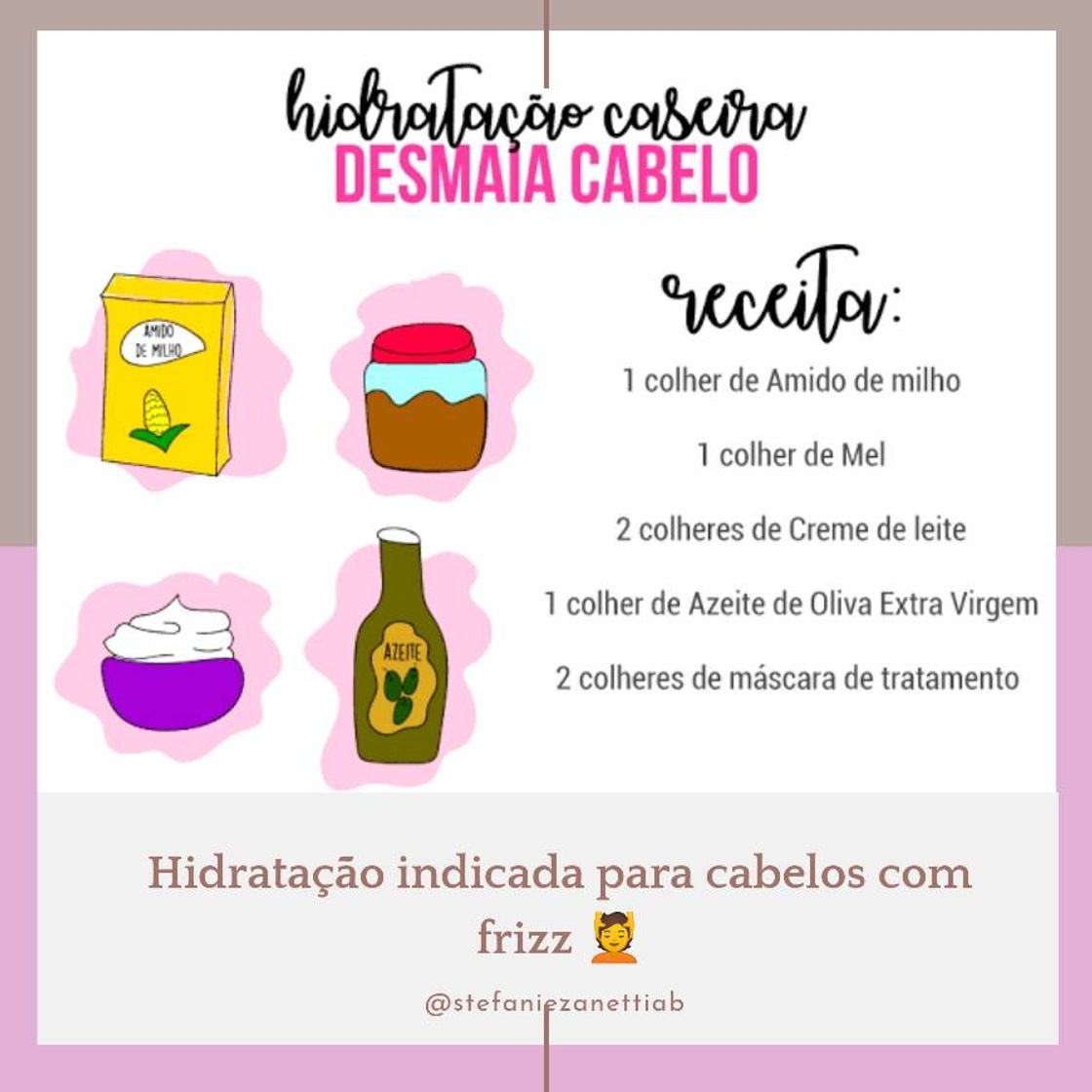 Hidratações caseiras para cabelo 💆