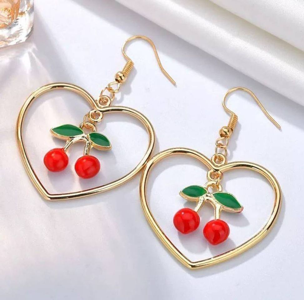 Producto 🍒 Cherry Hearted Hoop Earring 🍒