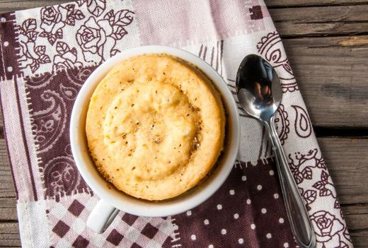 Receita de Pão de queijo de caneca