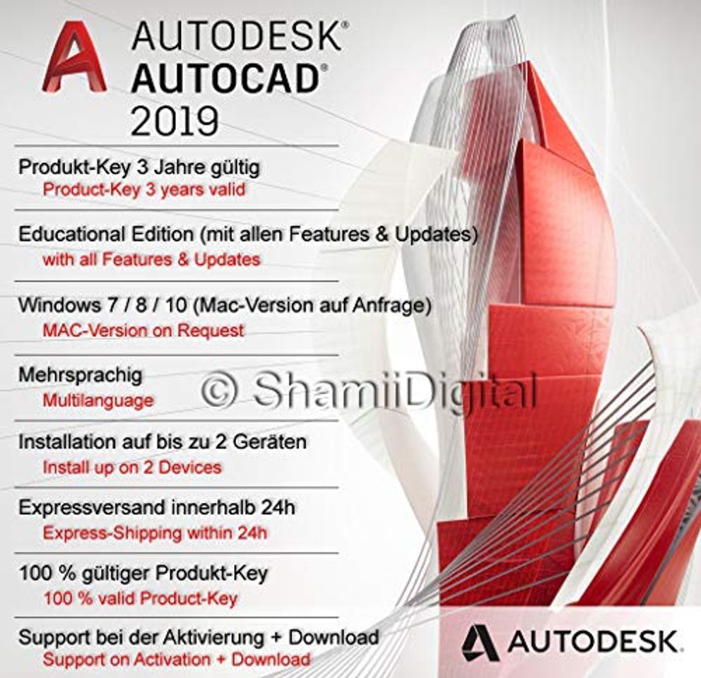 Electrónica AutoDesk AutoCAD 2019