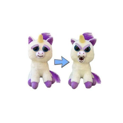 Feisty Pets Peluche Unicornio, Color Blanco/Morado, Talla Única