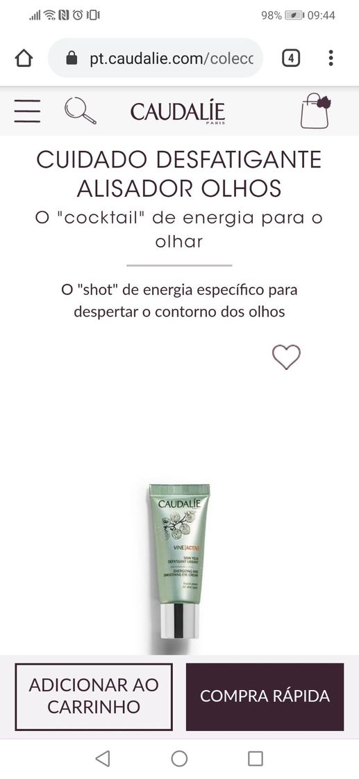 Fashion Vine[Activ] - Coleções - Caudalie