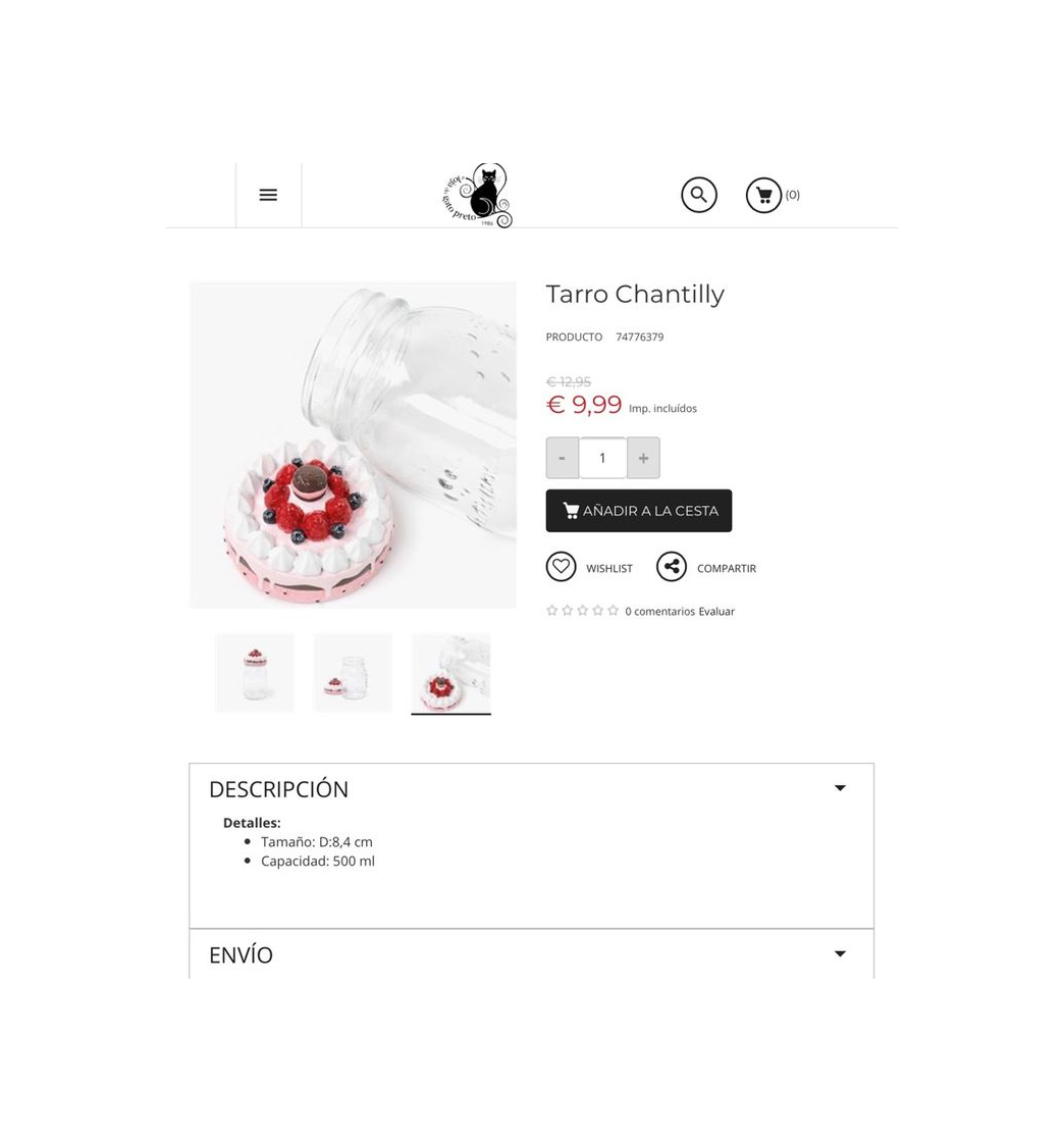 Tarro Chantilly