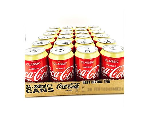 Coca Cola vanilla Refresco con gas, Sabor Vainilla -