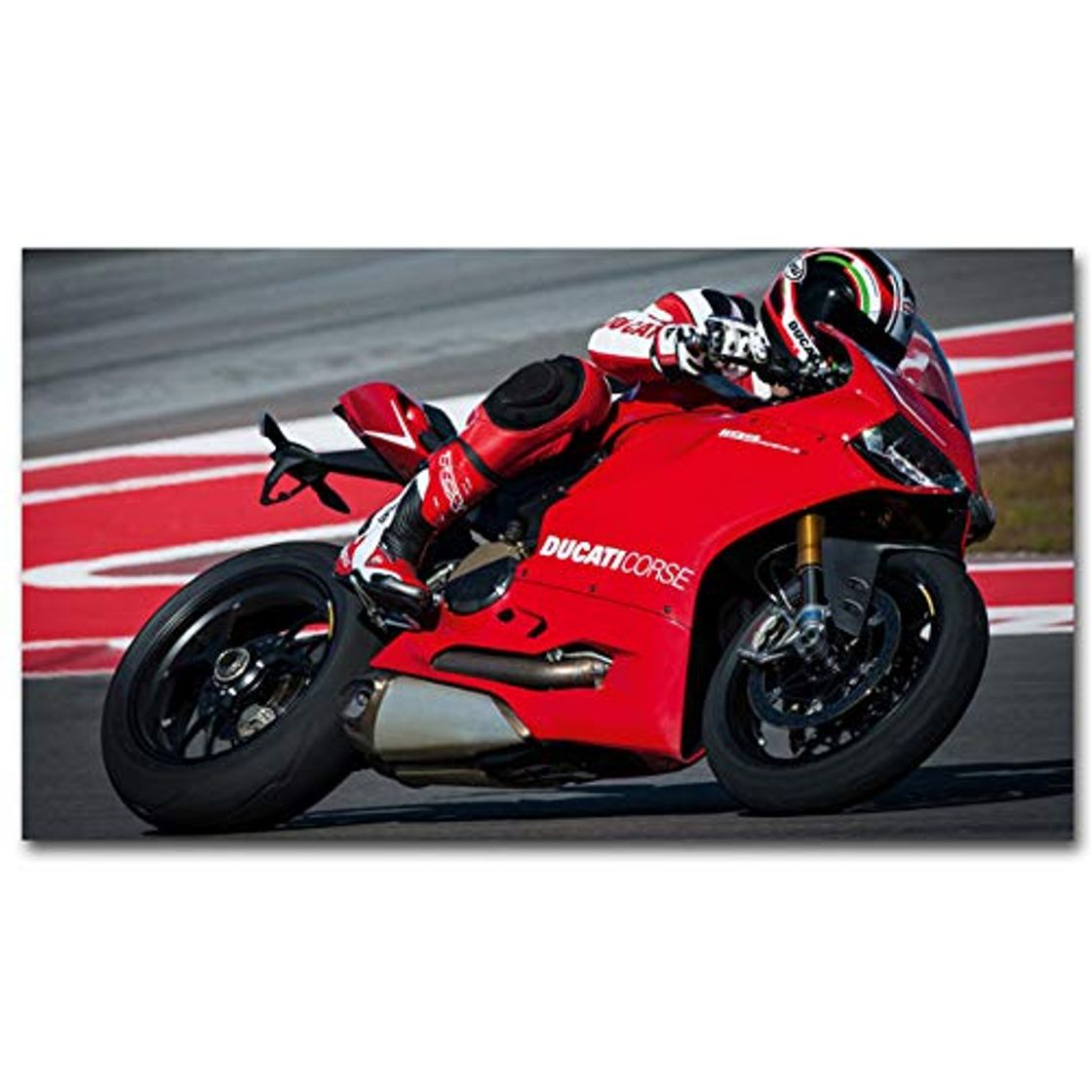 Productos nr Ducati 1199 Panigale R Sport Motocicleta Arte de la Pared Carteles e Impresiones Lienzo Arte Pinturas para decoración de la habitación 60x100cm Sin Marco