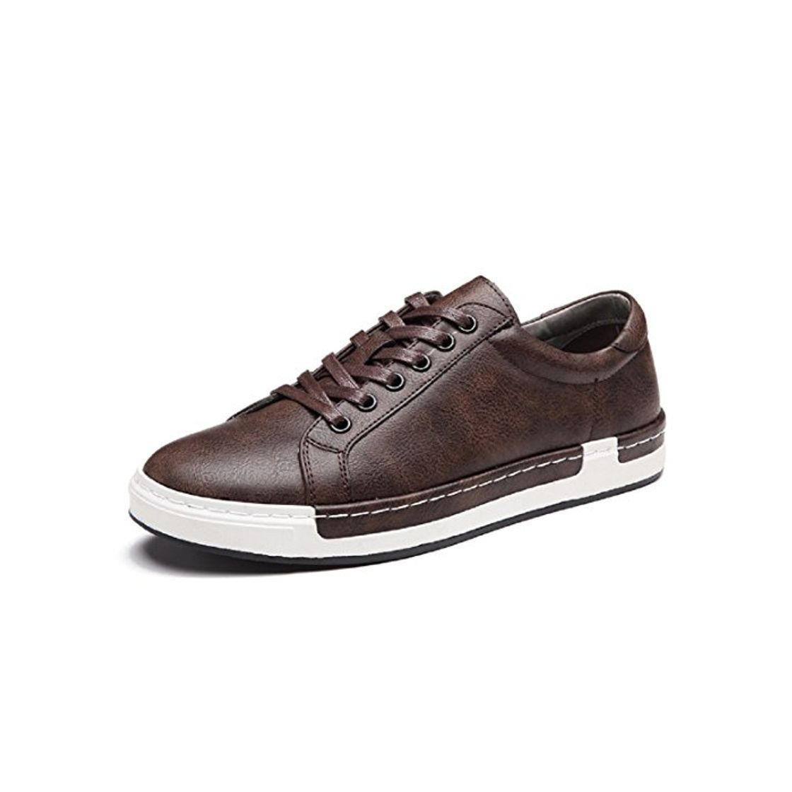 Products Zapatos de Cordones para Hombre Conducción Zapatillas Cuero Casual Shoes Attività Commerciale Sneakers Marrón 47