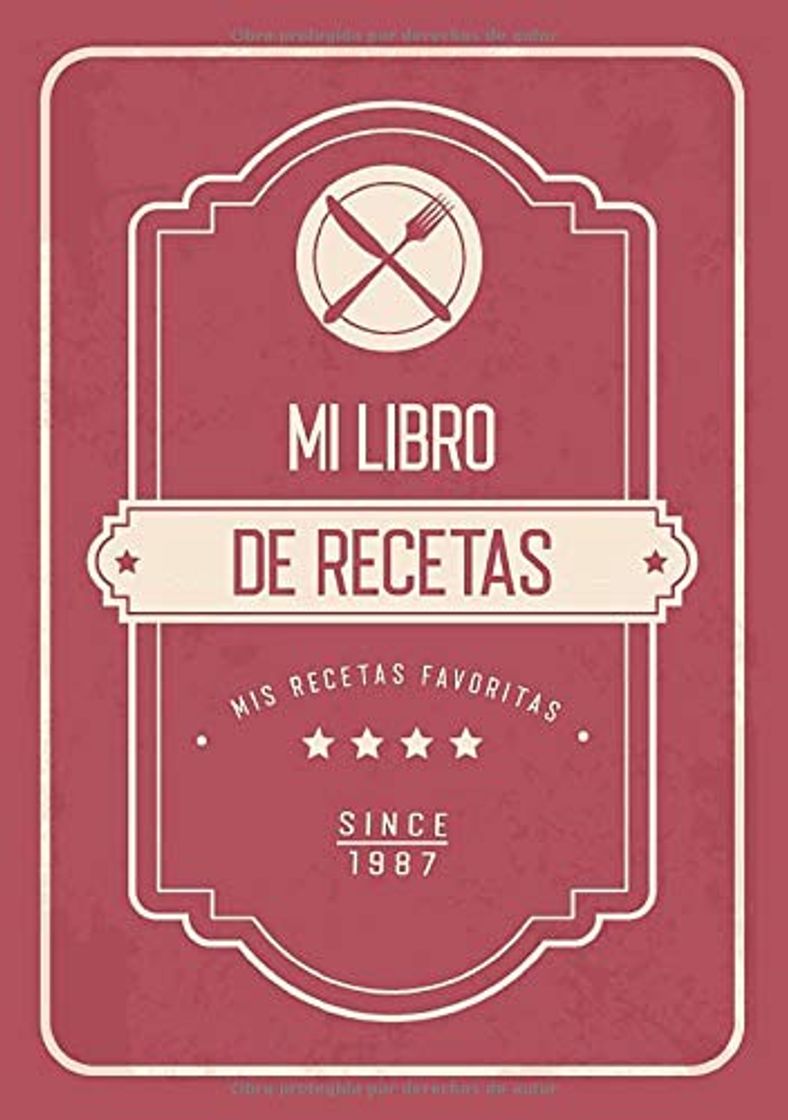 Books Mi Libro de recetas: Libro de Recetas en Blanco