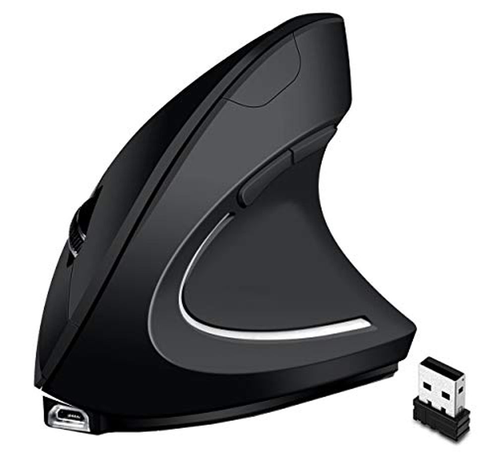Social Deofde Ratón Vertical Ergonómico Recargable USB inalámbrico