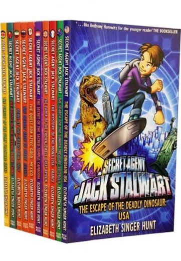Secret Agent Jack Stalwart 10 books collection(Australia, Great Britain, USA,...