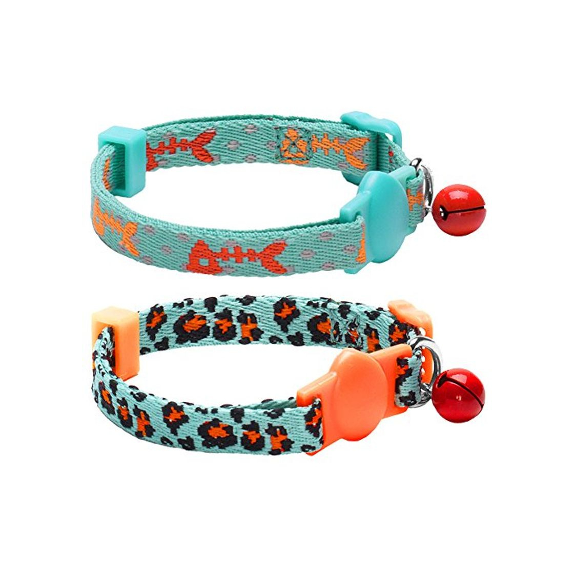 Product Blueberry Pet Pack of 2 Cat Collars