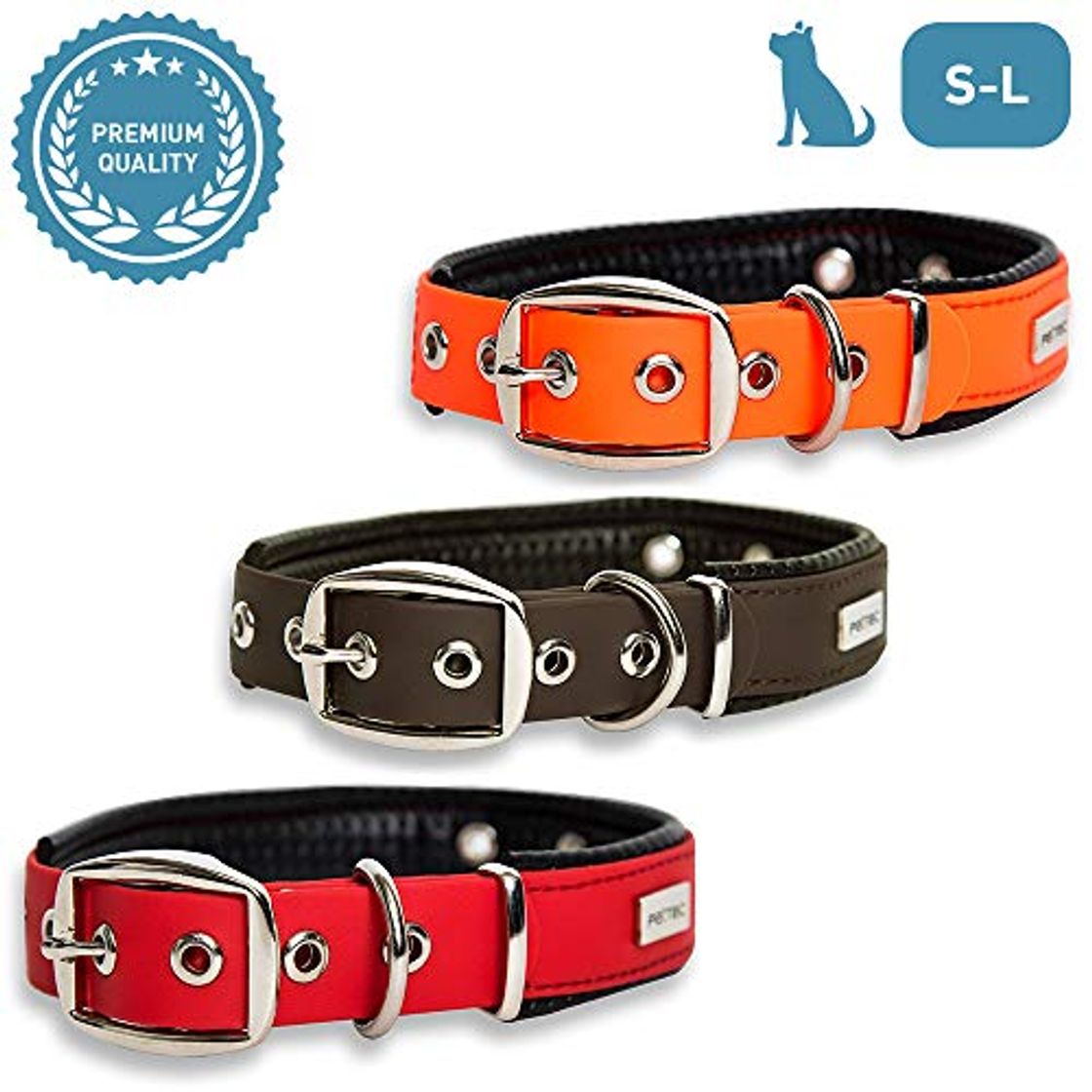 Product PetTec Collar de Perro Cómodo y Duradero, Fabricado con Trioflex lo Que