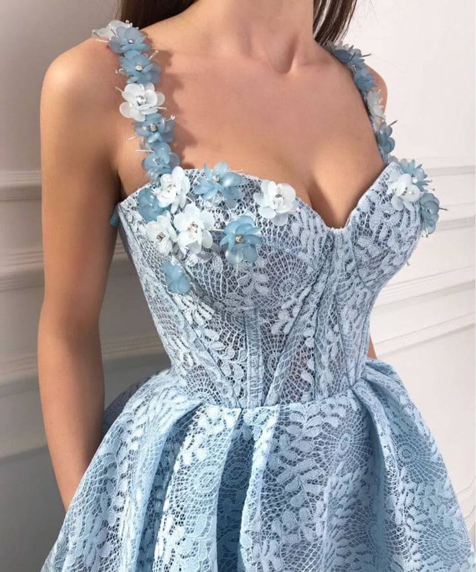 Moda Vestido formal azul 