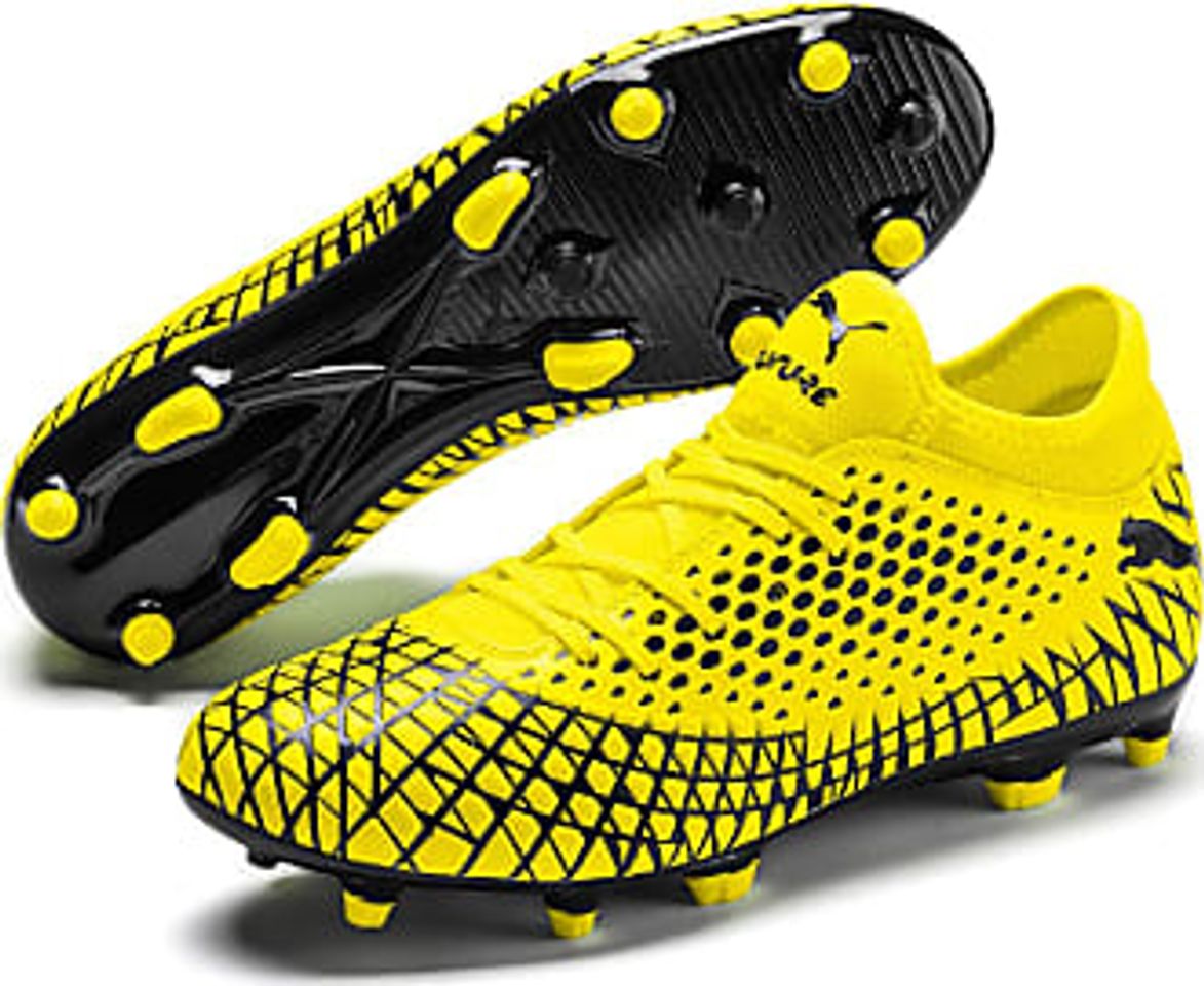 Fashion Puma Future 4.4 Fg/ag Botas de fútbol Hombre, Amarillo