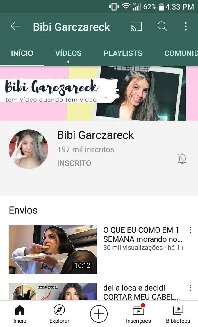 Moda Canal do youtube 😚✌