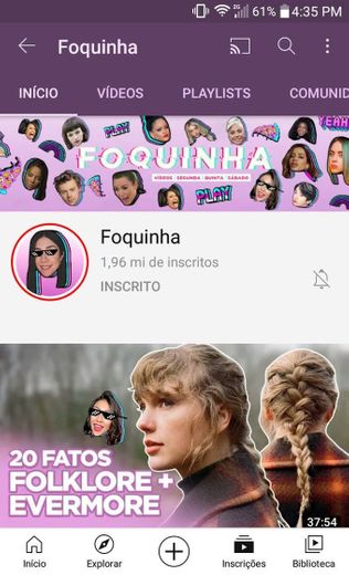 Foquinha - YouTube 