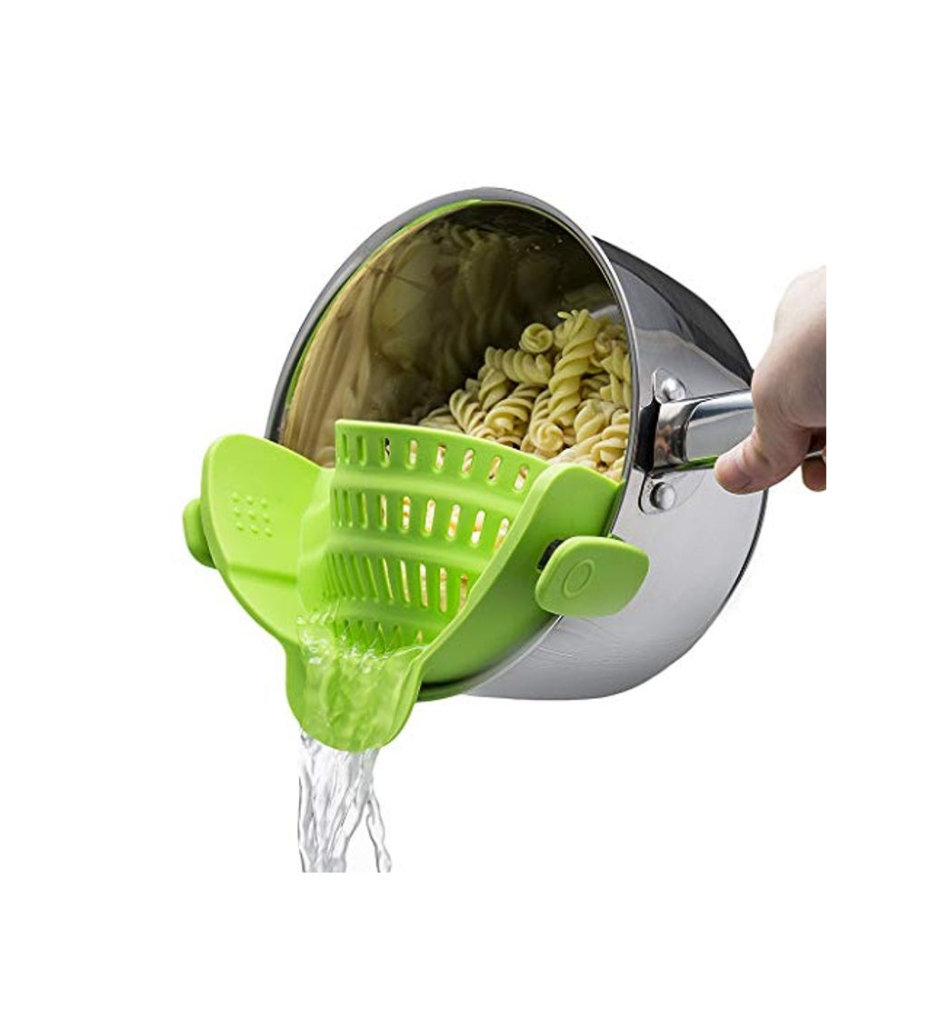 Social Colador de silicona Snap 'N Strain