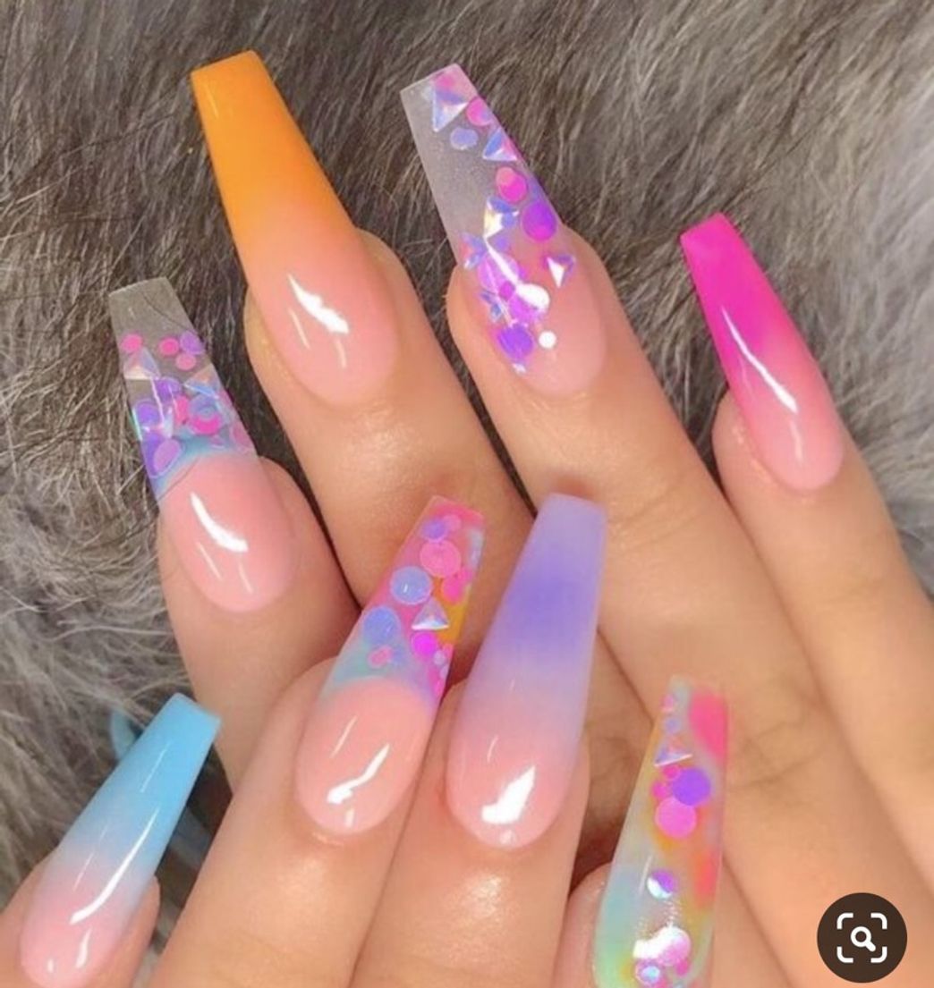 Moda Uñas de colores