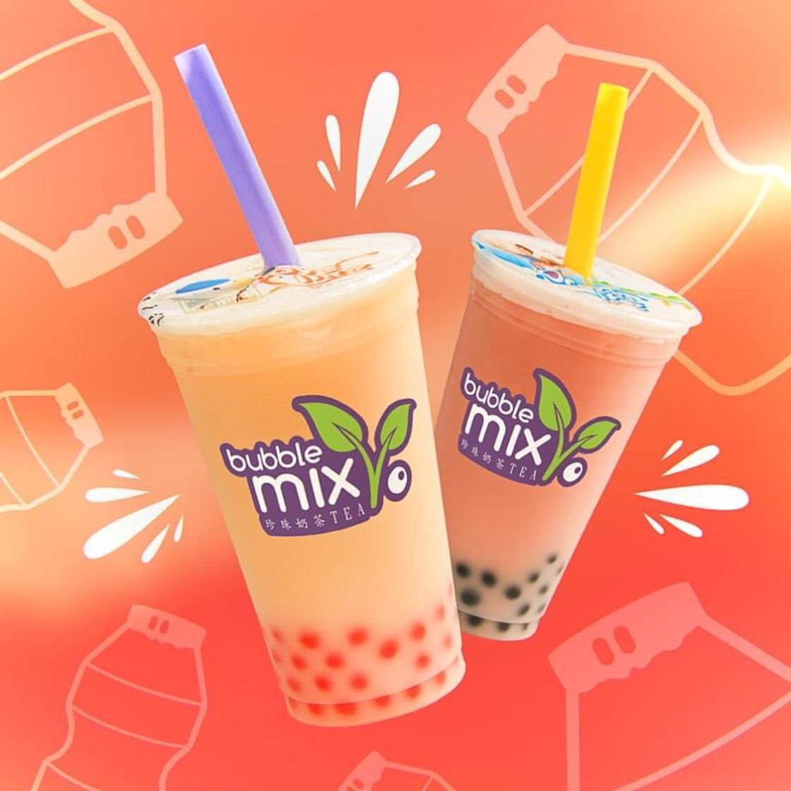 Moda Bubble Tea de Pêssego e Yakult