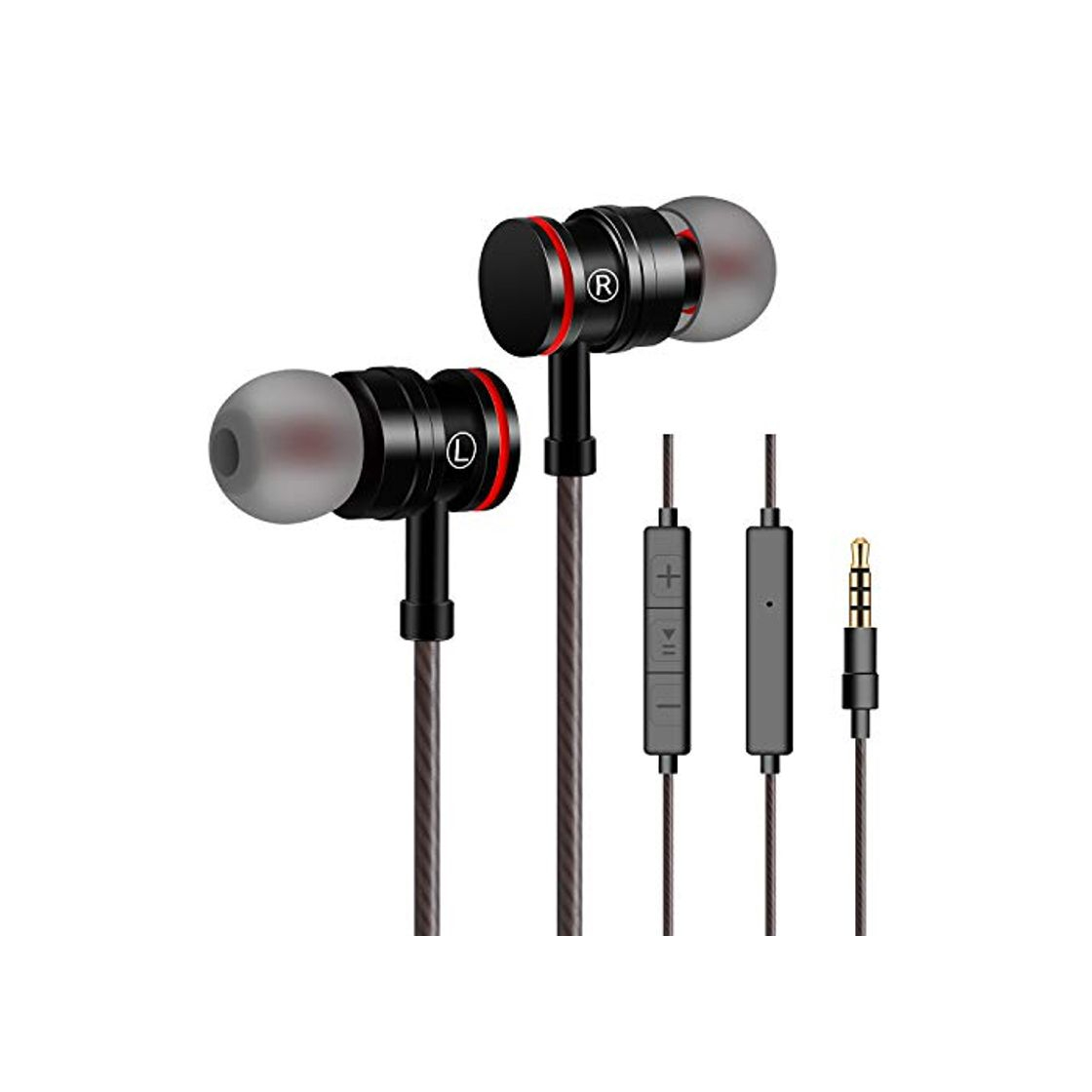 Electrónica Auriculares In-Ear con micrófono, Auriculares VddSmm In-Ear Auriculares, estéreo con Aislamiento de